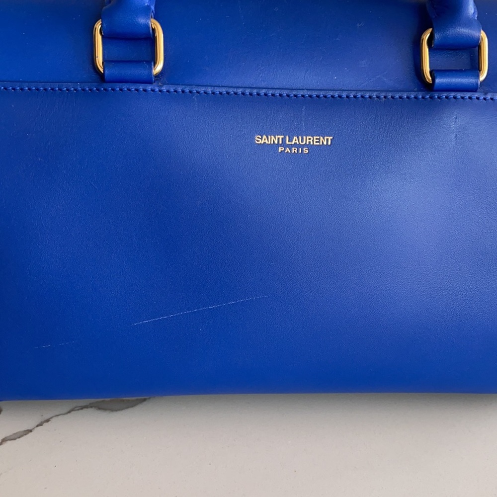 NEW SAINT LAURENT YSL Barca Duffle Bag with strap - Picture 9 of 16